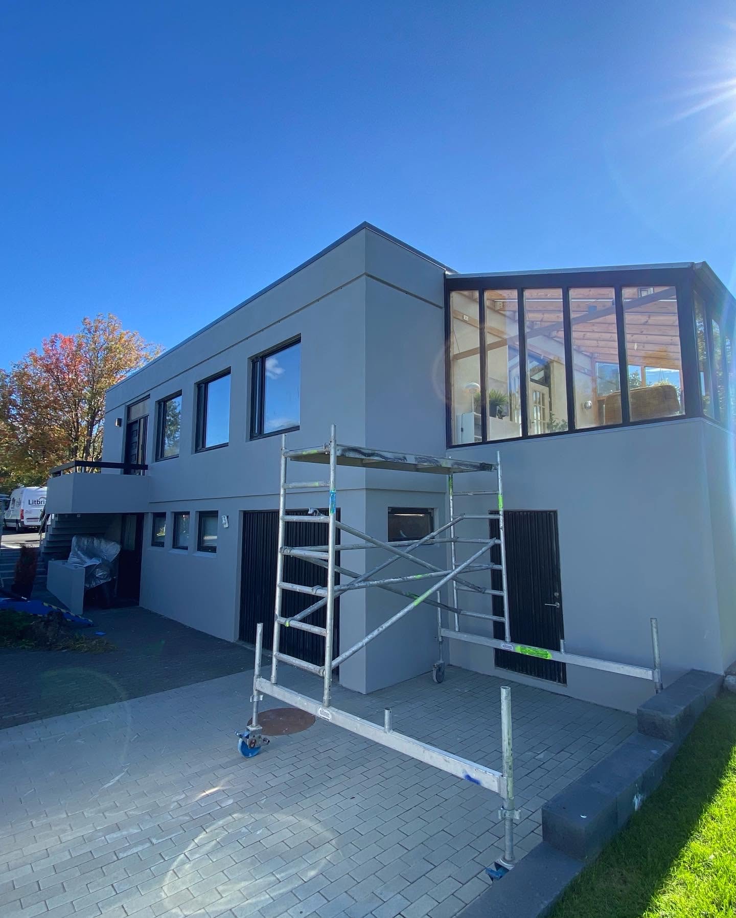 Efter, facademaling i Horsens